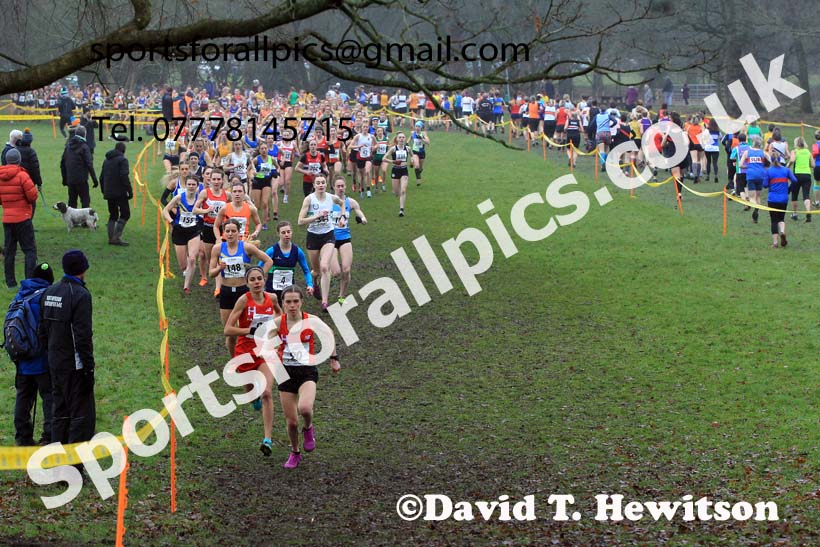 Senior Womens 2023 Northern Cross Country Champs., Witton Park, Blackburn. Photo: David T. Hewitson/Sports for All Pics